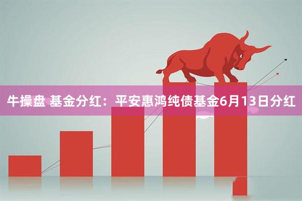 牛操盘 基金分红：平安惠鸿纯债基金6月13日分红