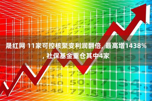 晟红网 11家可控核聚变利润翻倍, 最高增1438%, 社保基金重仓其中4家